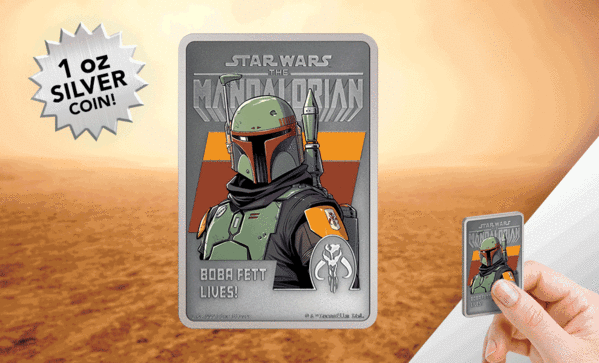 Boba Fett 1oz Silver Coin Silver Collectible