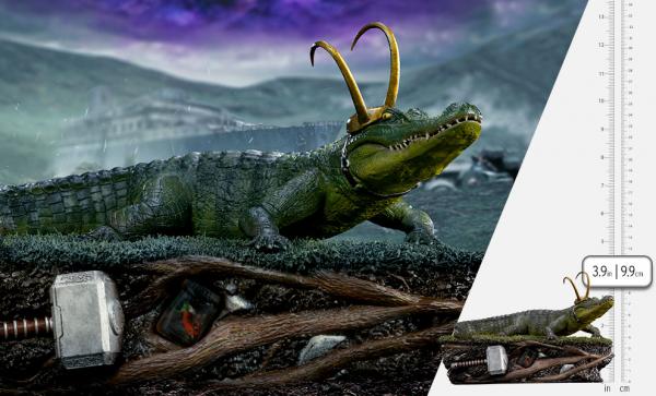 Alligator Loki 1:10 Scale Statue