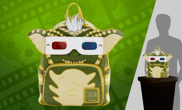 Stripe Cosplay Mini Backpack with Removable 3D Glasses Backpack