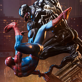 Spider-Man vs Venom Maquette