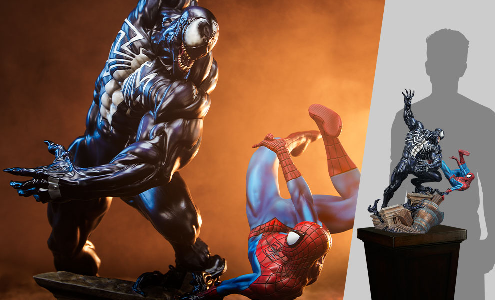 Spider-Man vs Venom Maquette