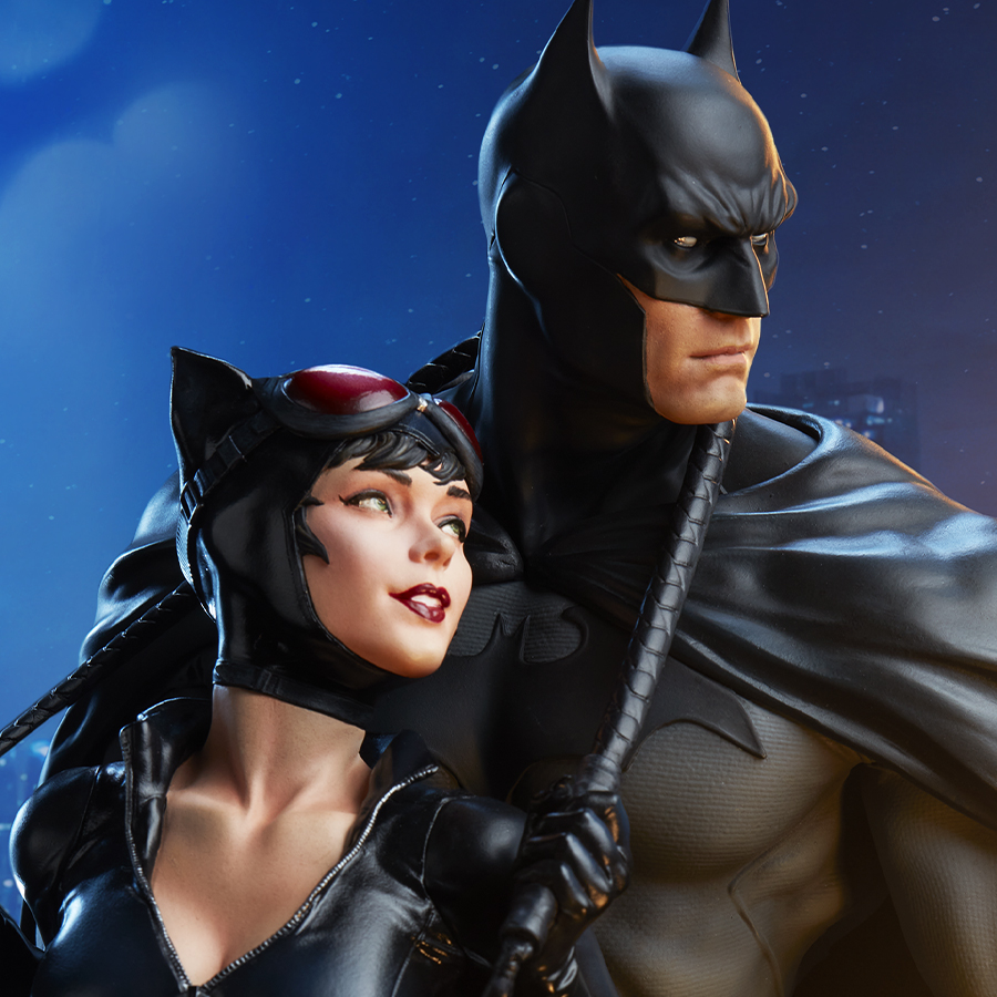 Batman and Catwoman Diorama