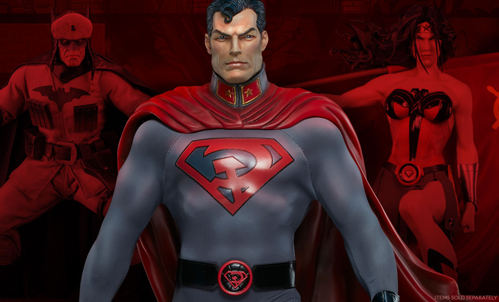 red son superman funko