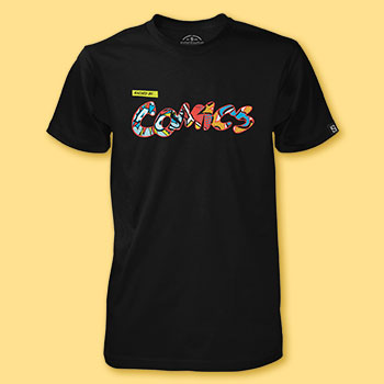 Raised by Comics T-shirt Apparel