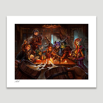 The Mighty Nein: This is How We Roll! Art Print