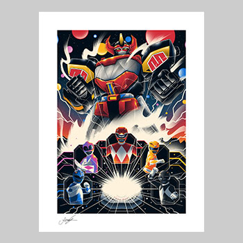 Mighty Morphin Power Rangers! Art Print