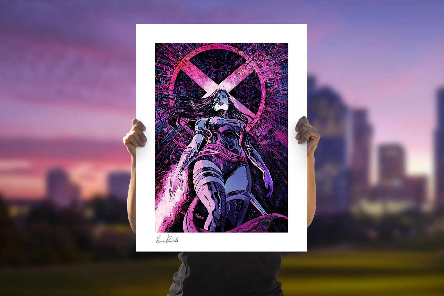 Psylocke Art Print