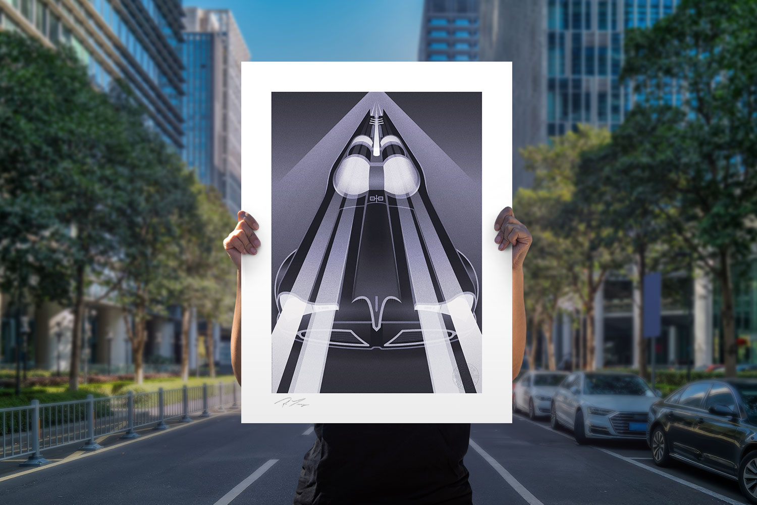 Batmobile - Classic TV Series Art Print