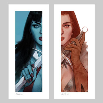 Vampirella & Red Sonja: Unframed Set Art Print