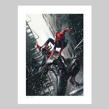 Spider-Man vs Venom Art Print