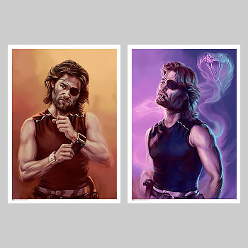 Escape From New York – Snake Plissken Portrait Set Art Print