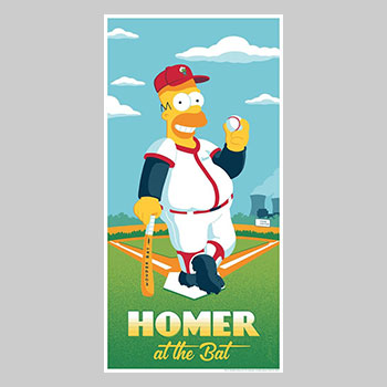 Homer at the Bat Art Print