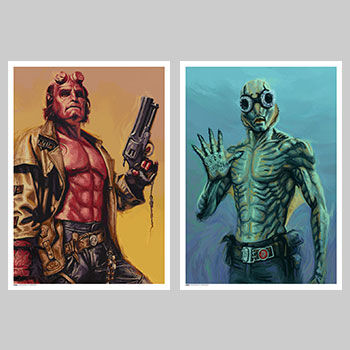 Hellboy II: The Golden Army Portrait Set Art Print