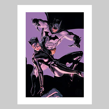 The Bat and The Cat Art Print