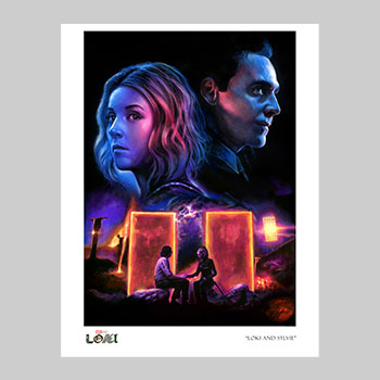 Loki and Sylvie Art Print