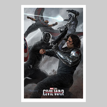 Captain America: Civil War (Part III) Art Print