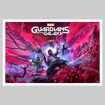 Guardians of the Galaxy (Game Art) Art Print