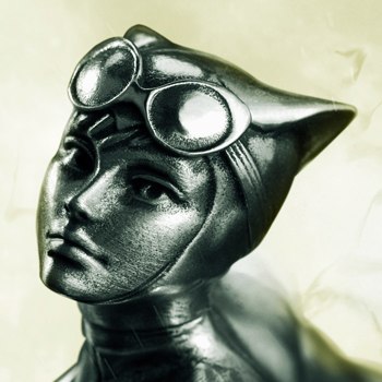 Catwoman Figurine Pewter Collectible