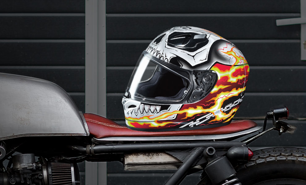 Hjc Fg 17 >> Ghost Rider Hjc Fg 17 Full Face Helmet Sideshow Collectibles Hjc Fg 17 >> Ghost Rider Hjc Fg 17 Full Face Helmet Sideshow Collectibles