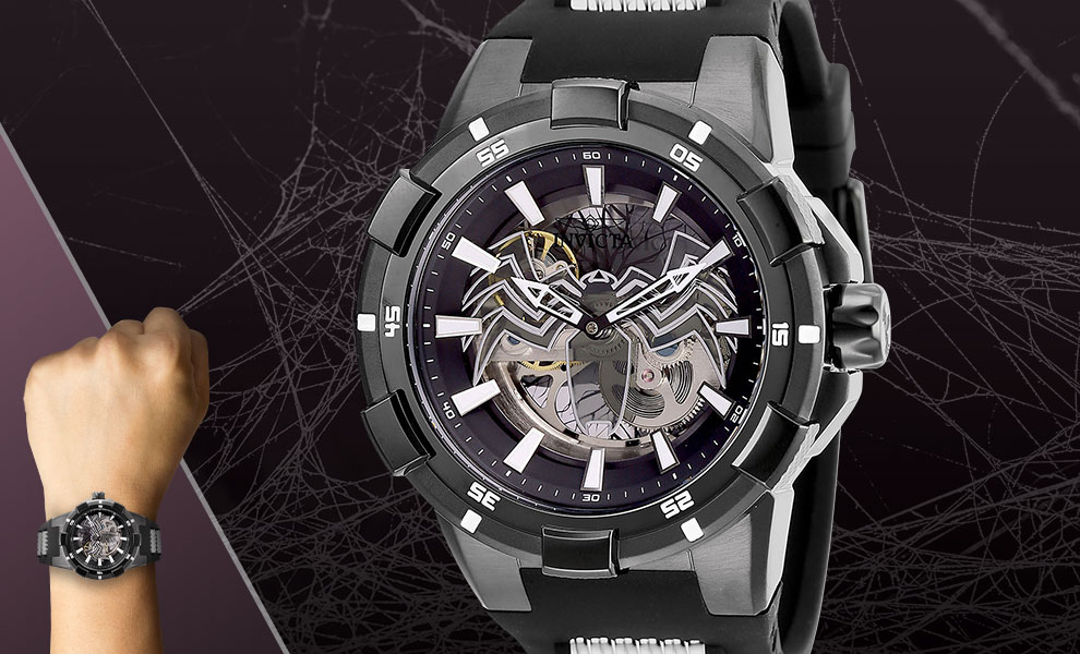 Marvel watch. Часы Venom. Часы Веном. Часы Марвел наручные. Invicta Pro Driver Marvel Limited Edition.