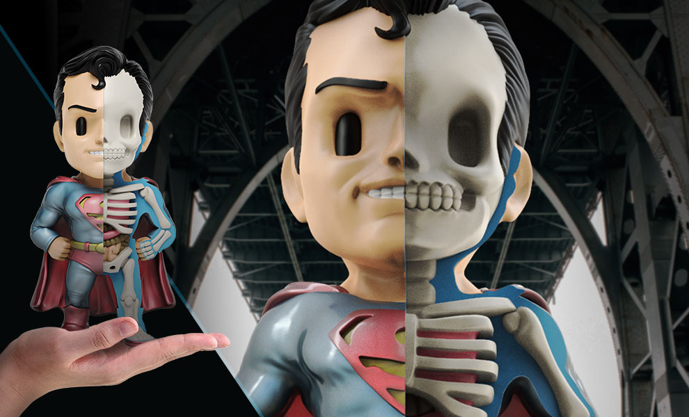 "NEW" Jason Freeny XXRAY SUPERMAN Toy Vinyl Mighty Jaxx 