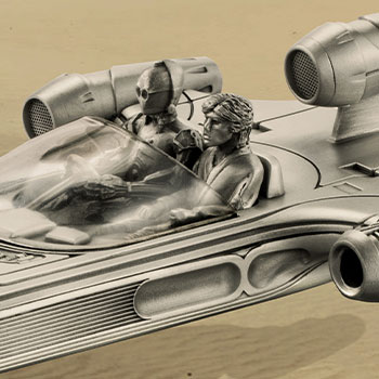 Landspeeder Replica Pewter Collectible