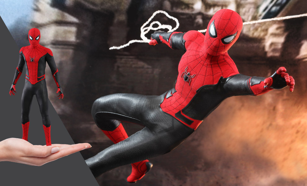 Spider Man Black Costum Büste Figur Superhelden Monogram