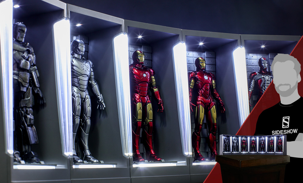 iron man hall of armor miniature