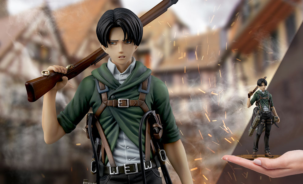 attack on titan levi artfx j statue