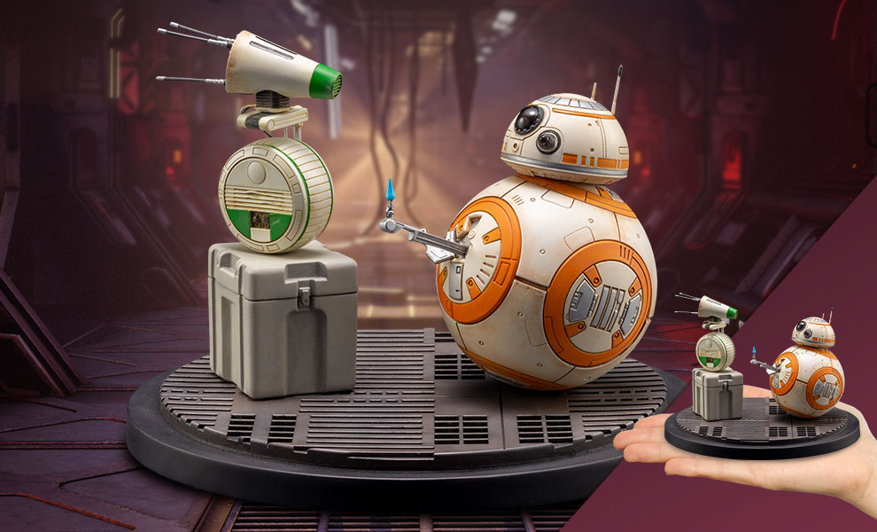 D-0 and BB-8 Statue