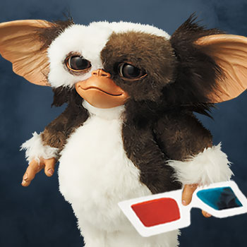 gizmo with 3d glasses