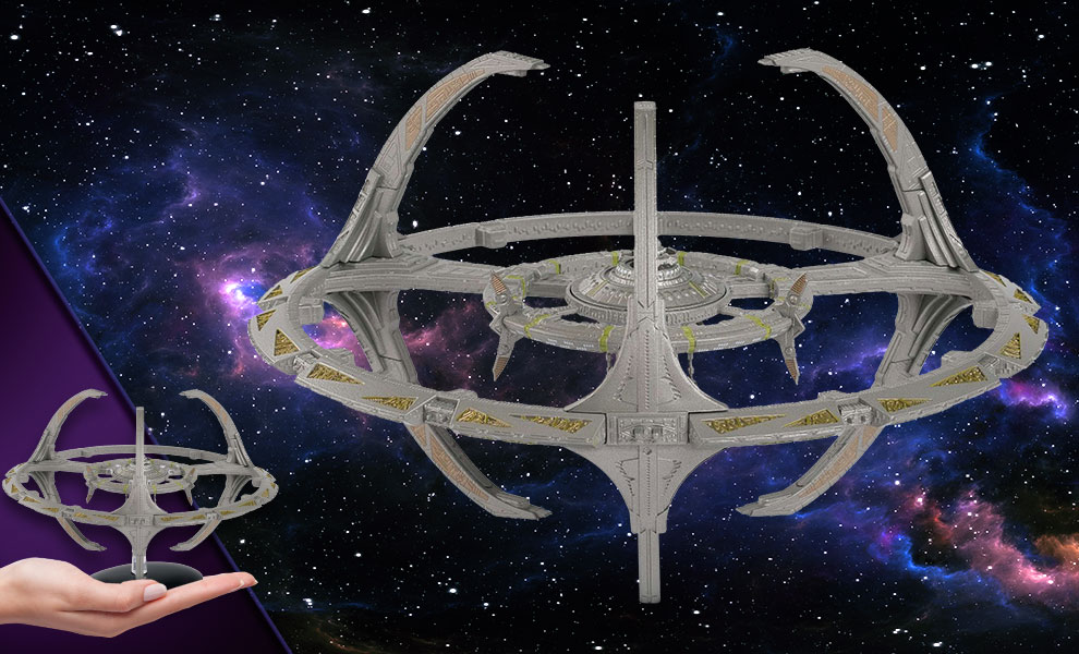 Metall Modell Eaglemoss neu 15cm Deep Space 9 Station Star Trek 