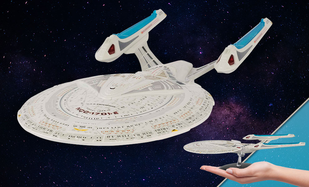 Star Trek U.S.S Magazin Enterprise NCC-1701E 28-cm Sondermodell EAGLEMOSS engl 
