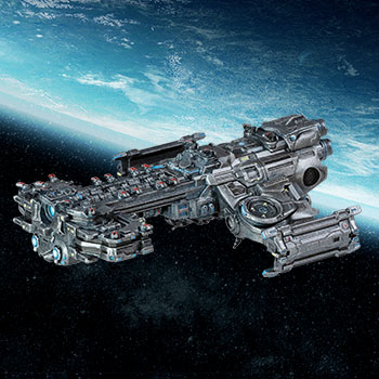 Terran Battlecruiser Ship Replica