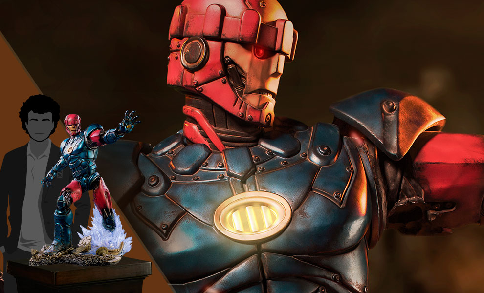 sentinel vs xmen statue