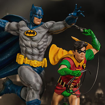 Batman & Robin Deluxe 1:10 Scale Statue