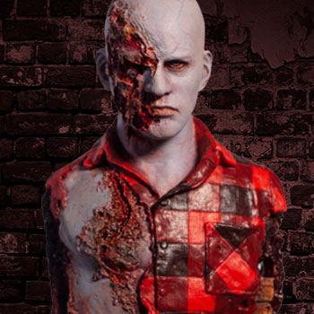 Dawn of the Dead Airport Zombie Bust