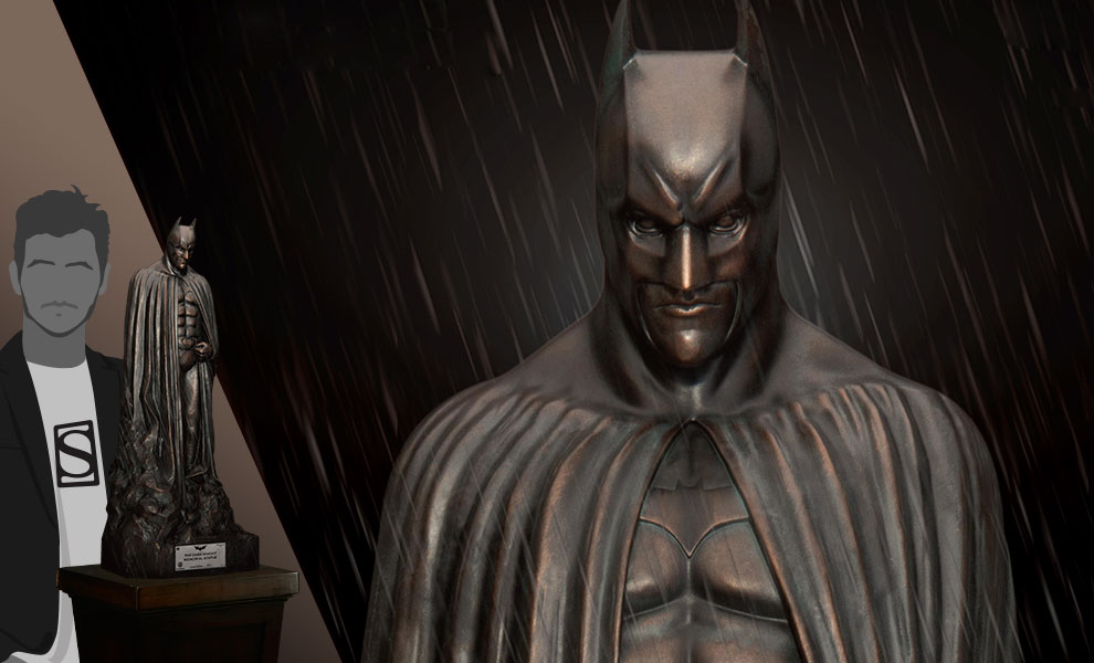 batman memorial statue dark knight rises