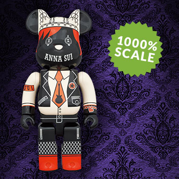 Be@rbrick Anna Sui Red & Beige 1000% Bearbrick