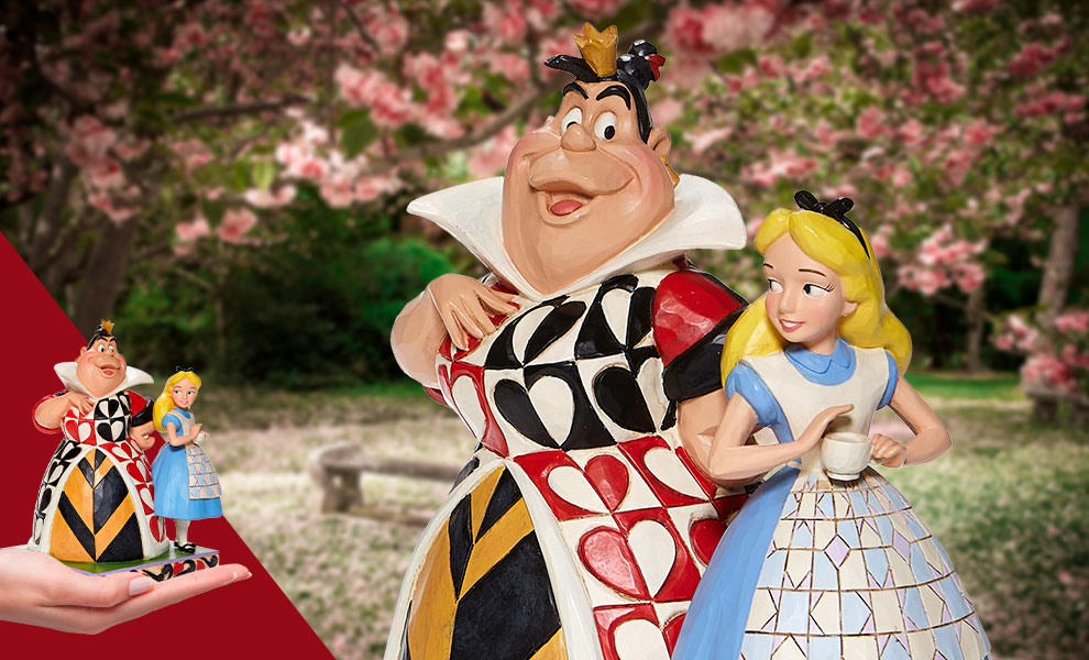 Alice Queen Of Hearts Figurine By Enesco Sideshow Collectibles