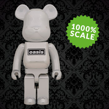 Be@rbrick Oasis White Chrome 1000 