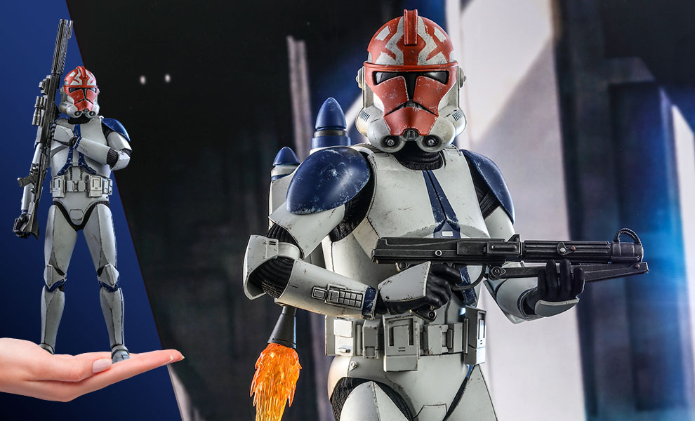 501st Battalion Clone Trooper (Deluxe) Sixth Scale Figure by Hot Toys Sixth Scale Figure
