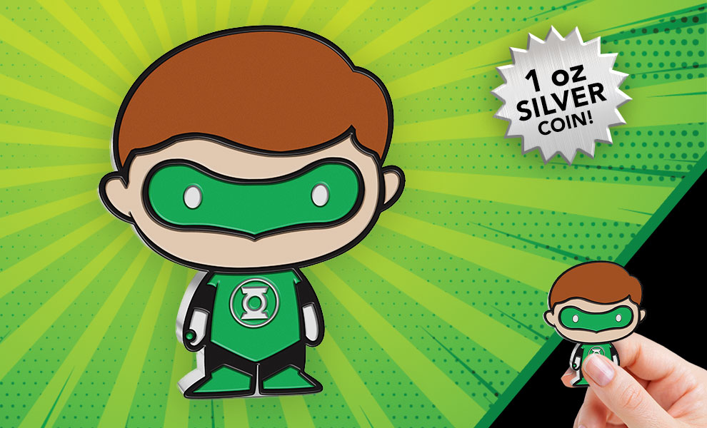 Green Lantern 1oz Silver Coin Silver Collectible