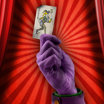 Joker's Calling Card Statue