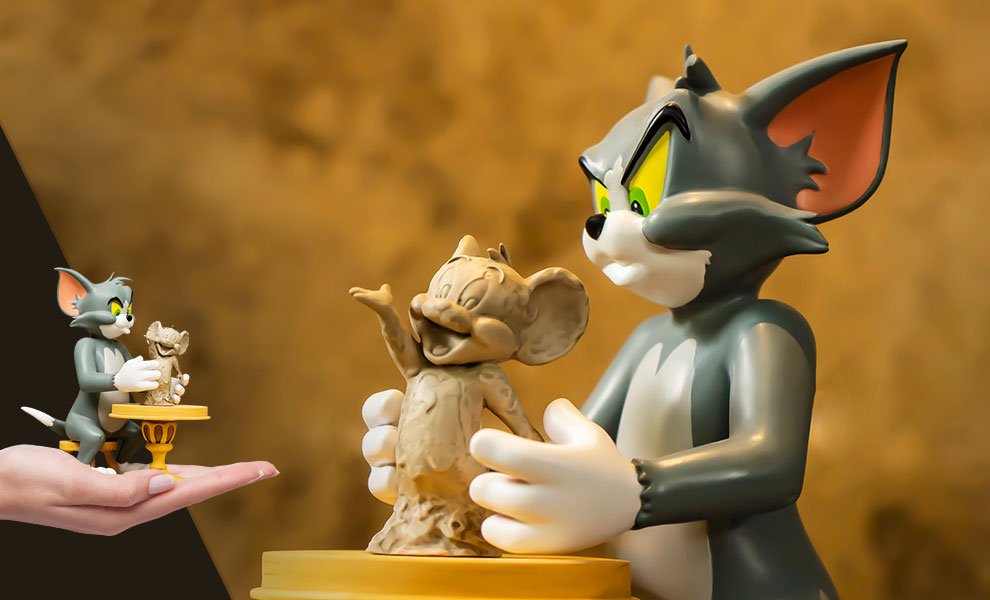 Tom and Jerry - The Sculptor Statue