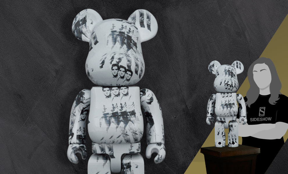 Be@rbrick Andy Warhol's Elvis Presley 1000% Collectible Figure by 