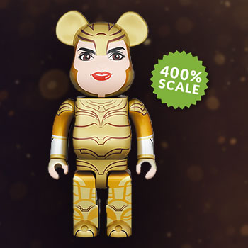 Be@rbrick Wonder Woman Golden Armor 400% Bearbrick