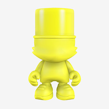 Yellow UberKranky Designer Collectible Toy