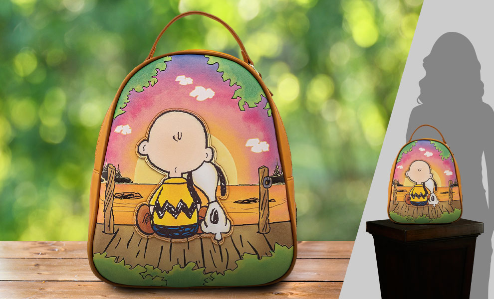 Charlie and Snoopy Sunset Mini Backpack Apparel