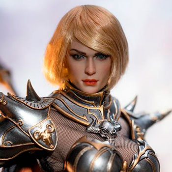 Knight of Fire (Silver) Sixth Scale Figure